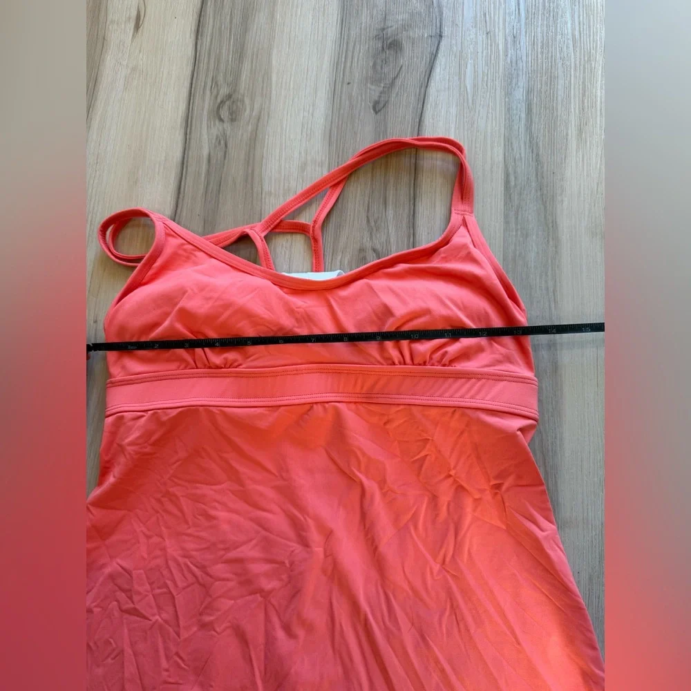 Athleta Coastline Swim Dress Light Coral Sunset - Picture 5 of 6